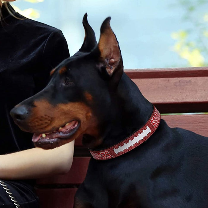 OK Sooners Pro Dog Collar - 3 Red Rovers