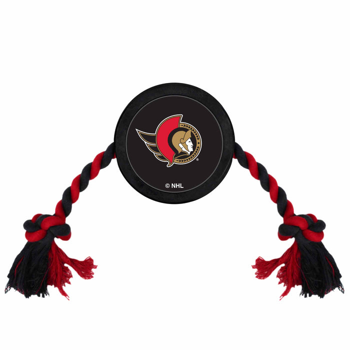 Ottawa Senators Puck Rope Toys - 3 Red Rovers