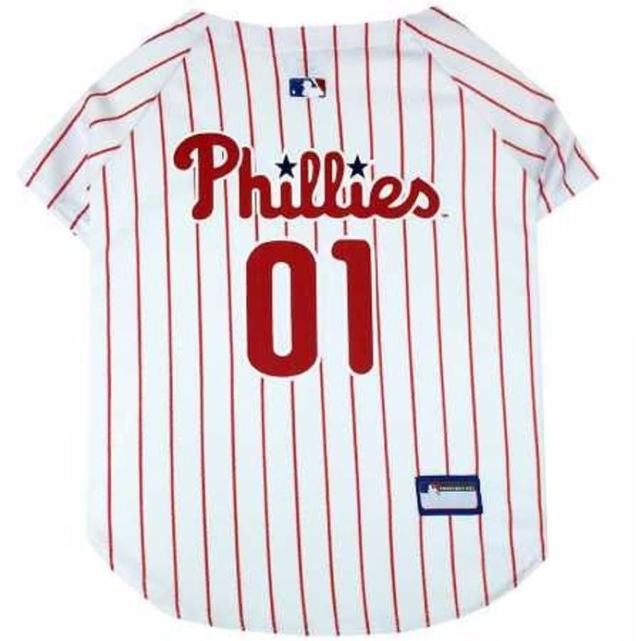 2003-06 Philadelphia Phillies Blank Game Issued Red Jersey BP ST 54 DP26153