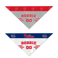 Philadelphia Phillies Home/Road Personalized Reversible Bandana - 3 Red Rovers