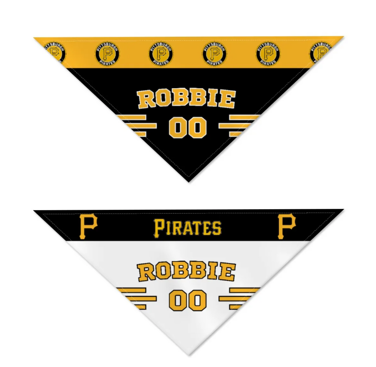 Pittsburgh Pirates Home/Road Personalized Reversible Bandana - 3 Red Rovers