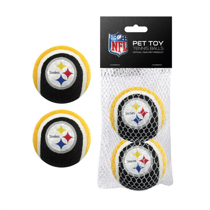 Pittsburgh Steelers Tennis Balls - 3 Red Rovers