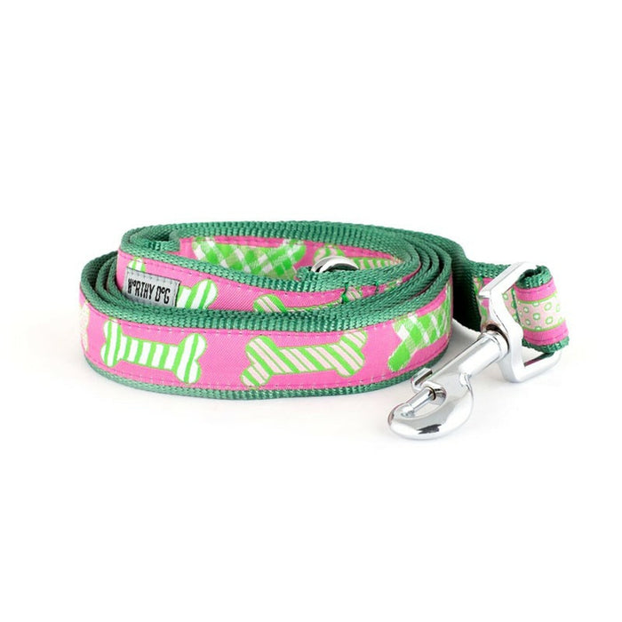 Preppy Bones Pink Collection Dog Collar or Leads - 3 Red Rovers