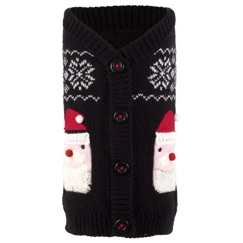 Santa Cardigan Sweater - 3 Red Rovers