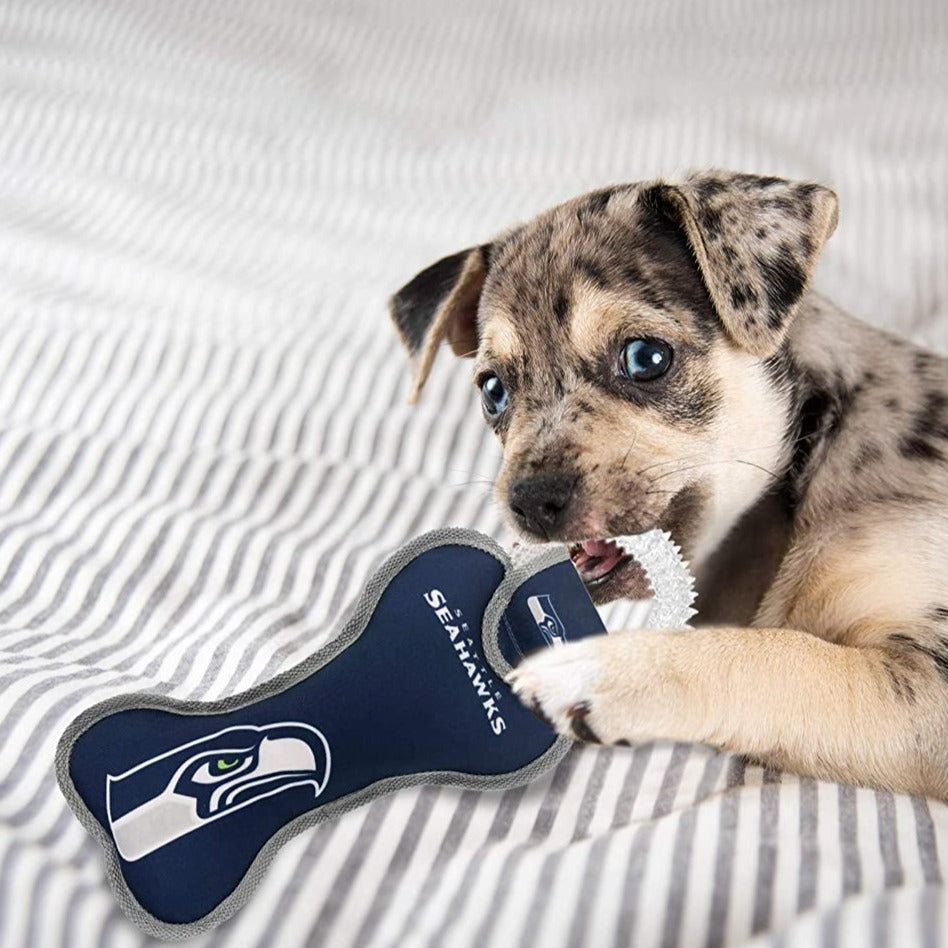Seattle Seahawks Dental Tug Toys - 3 Red Rovers
