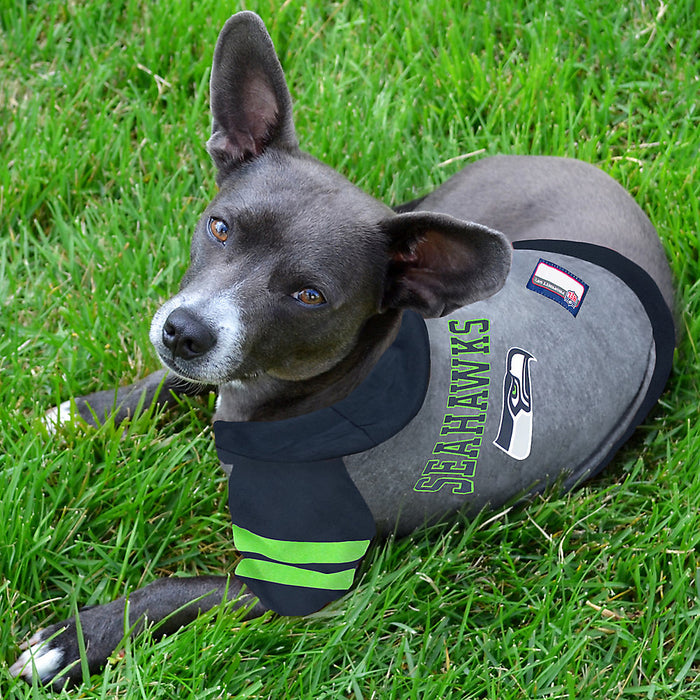 Seattle Seahawks Lightweight Pet Hoodie - 3 Red Rovers