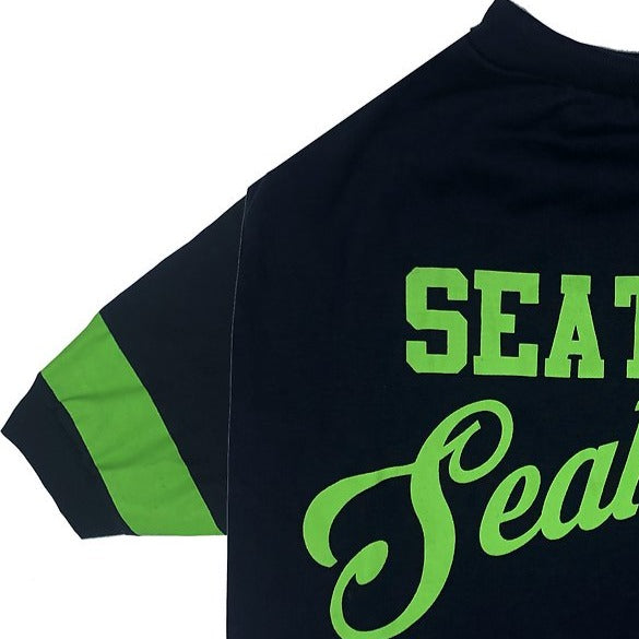 Seattle Seahawks Stripe Tee Shirt - 3 Red Rovers