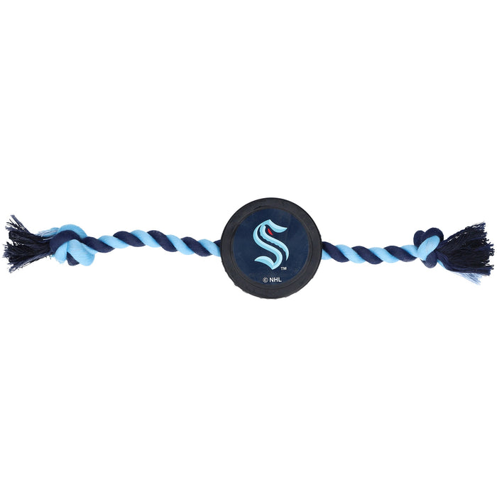 Seattle Kraken Puck Rope Toys - 3 Red Rovers