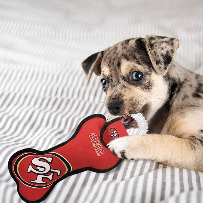 San Francisco 49ers Dental Tug Toys - 3 Red Rovers