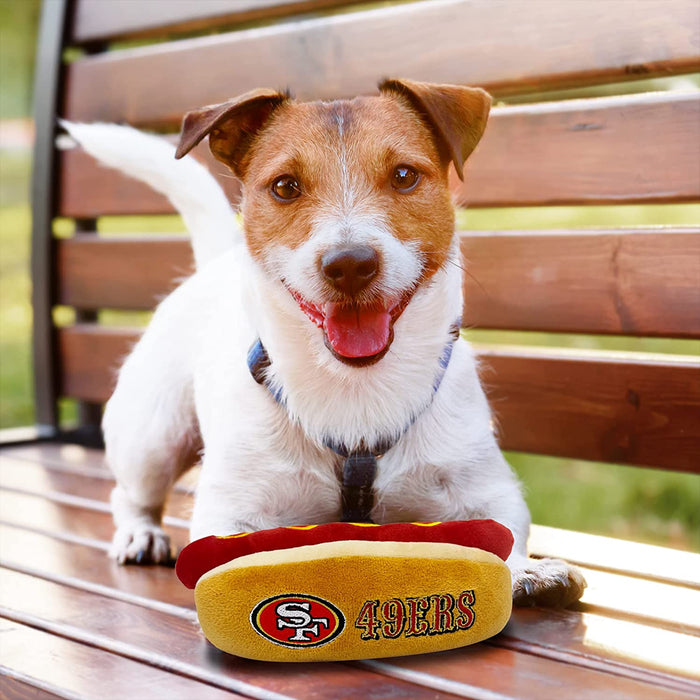San Francisco 49ers Hot Dog Plush Toys - 3 Red Rovers