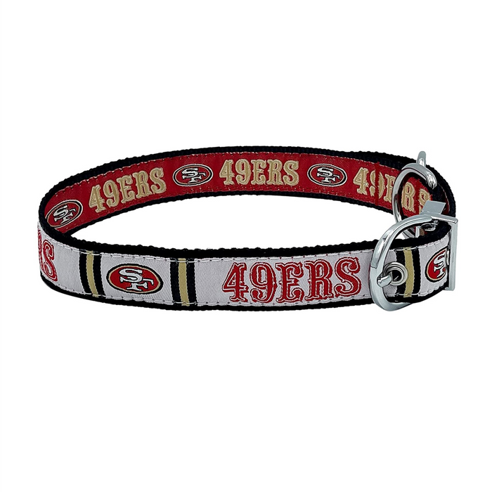 San Francisco 49ers Reversible Dog Collar - 3 Red Rovers