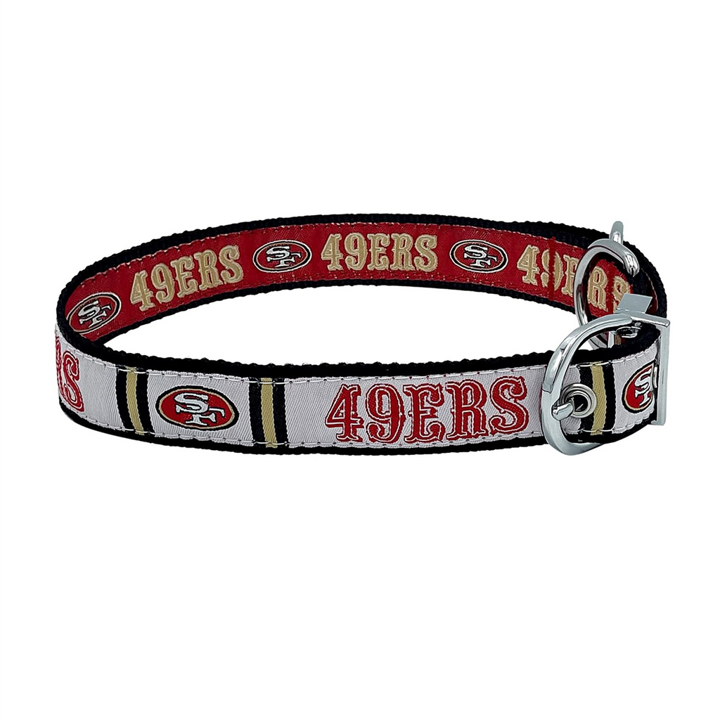 San Francisco 49ers Reversible Dog Collar – 3 Red Rovers