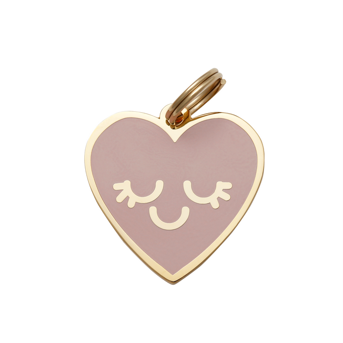 Smiling Heart Pet ID Tag - 3 Red Rovers