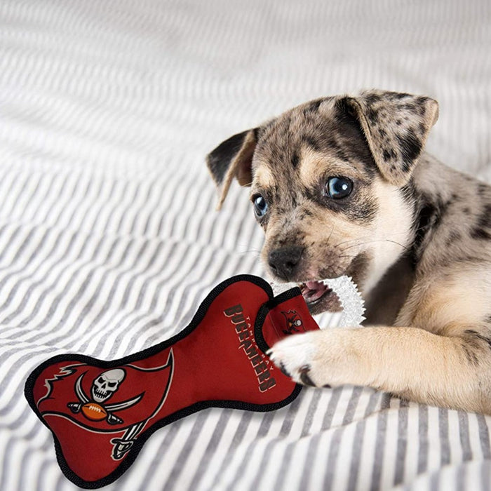 Tampa Bay Buccaneers Dental Tug Toys - 3 Red Rovers
