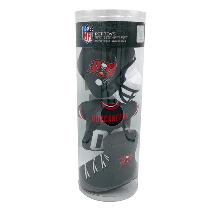 Tampa Bay Buccaneers 3-piece Locker Room Toys - 3 Red Rovers