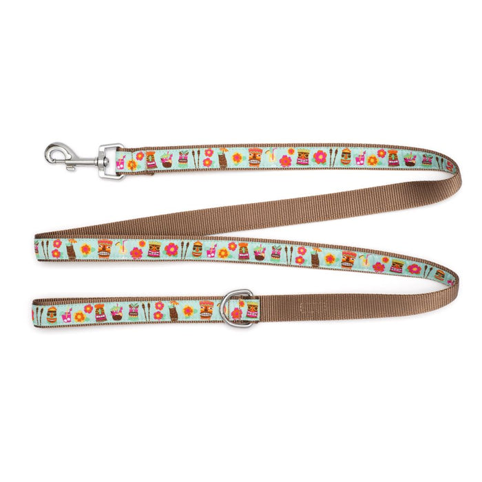 Tiki Time Collection Dog Collar or Leads - 3 Red Rovers