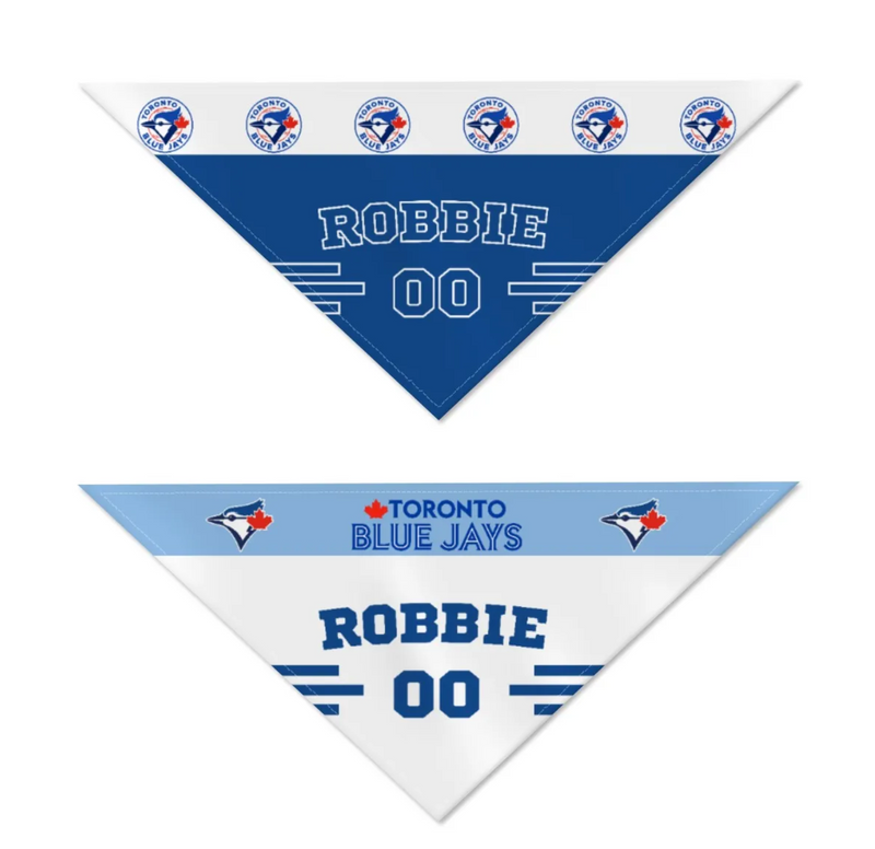 Toronto Blue Jays Home/Road Personalized Reversible Bandana - 3 Red Rovers