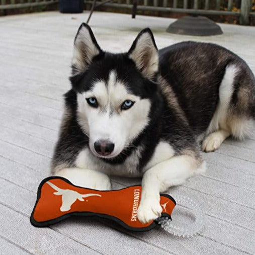TX Longhorns Dental Tug Toys - 3 Red Rovers