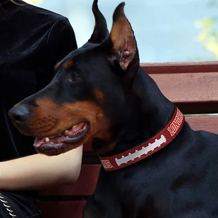 TX Longhorns Pro Dog Collar - 3 Red Rovers