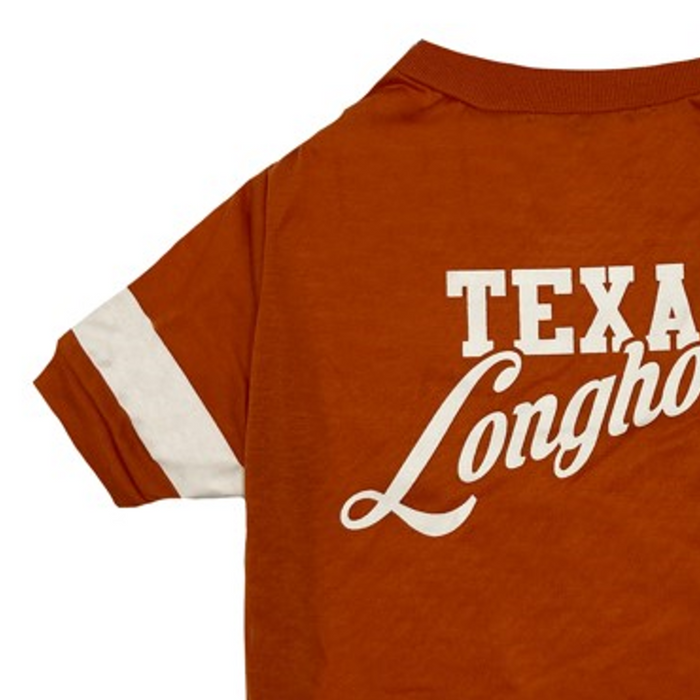 TX Longhorns Stripe Tee Shirt - 3 Red Rovers