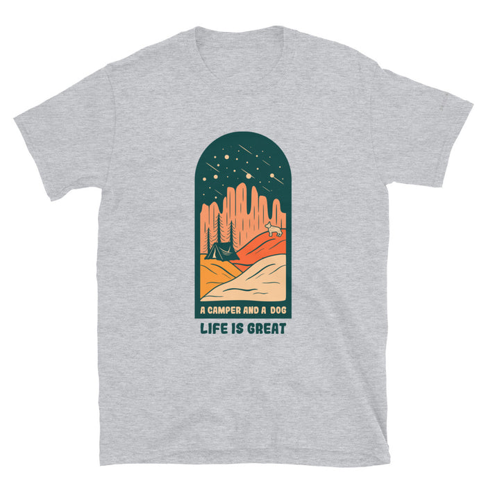 A Camper and a Dog SS Unisex T-Shirt
