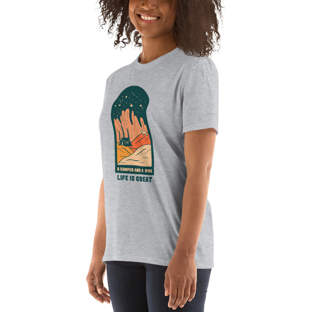 A Camper and a Dog SS Unisex T-Shirt