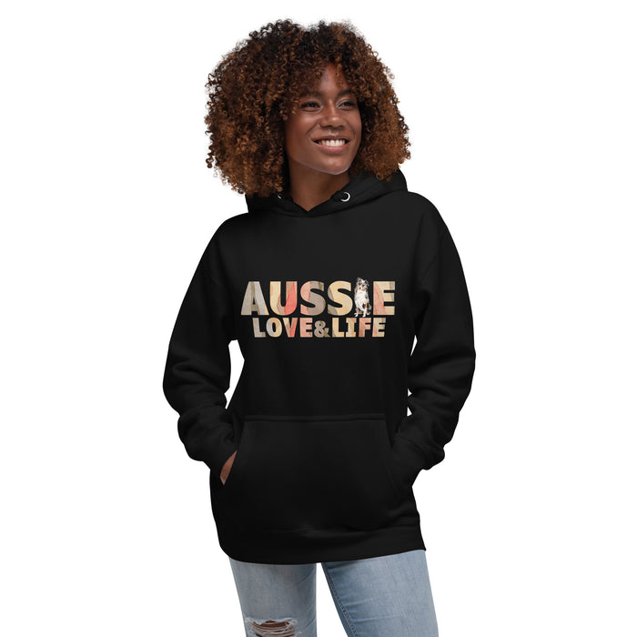Australian Shepherd Love & Life Unisex Hoodie