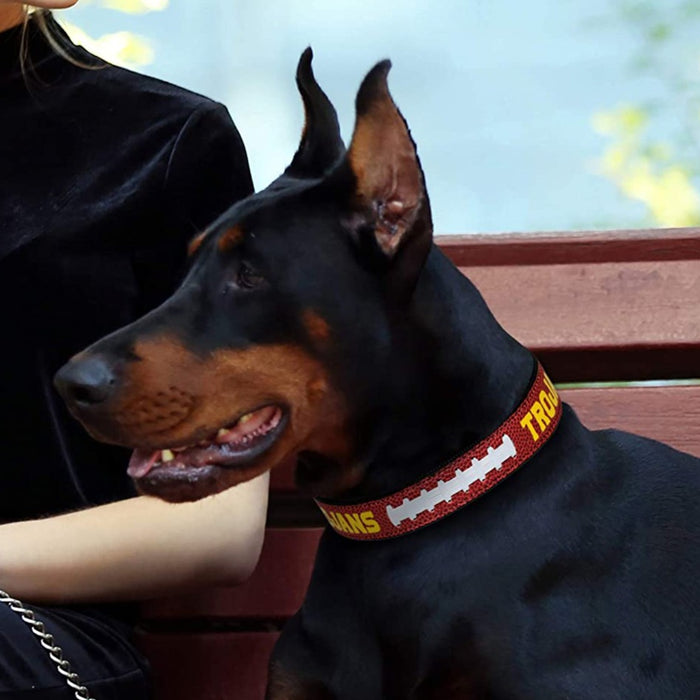USC Trojans Pro Dog Collar - 3 Red Rovers