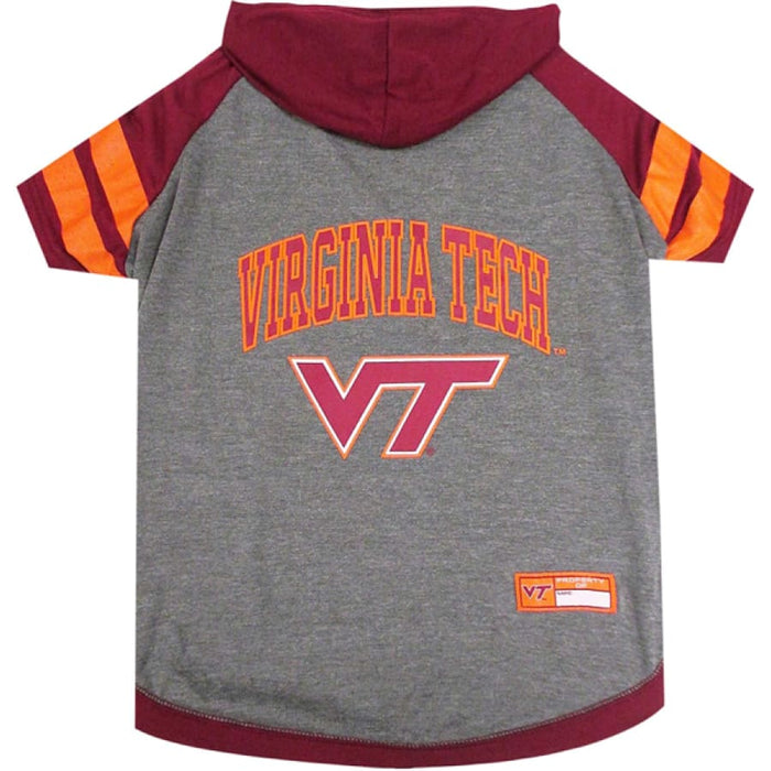 VA Tech Hokies Lightweight Pet Hoodie - 3 Red Rovers