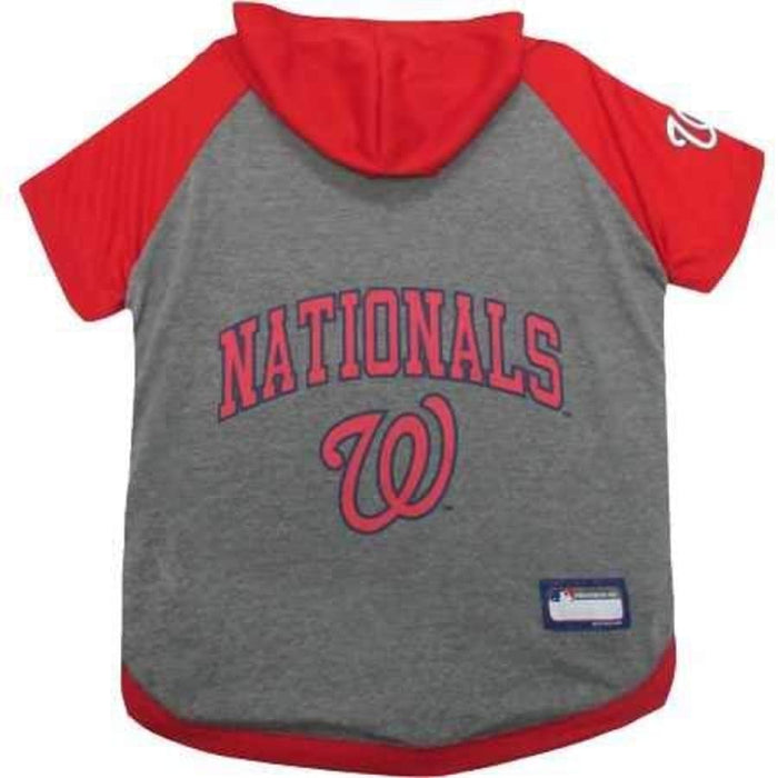 Washington Nationals Lightweight Pet Hoodie - 3 Red Rovers