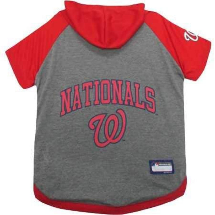 Washington Nationals Lightweight Pet Hoodie - 3 Red Rovers