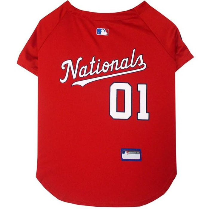 Washington Nationals Pet Jersey - 3 Red Rovers