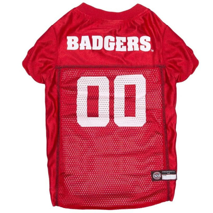 WI Badgers Pet Jersey - 3 Red Rovers