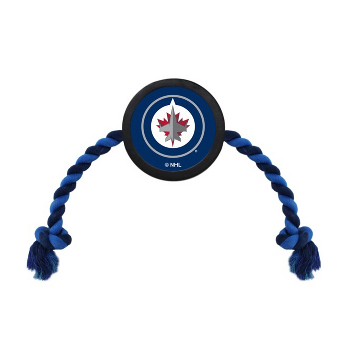 Winnipeg Jets Puck Rope Toys - 3 Red Rovers