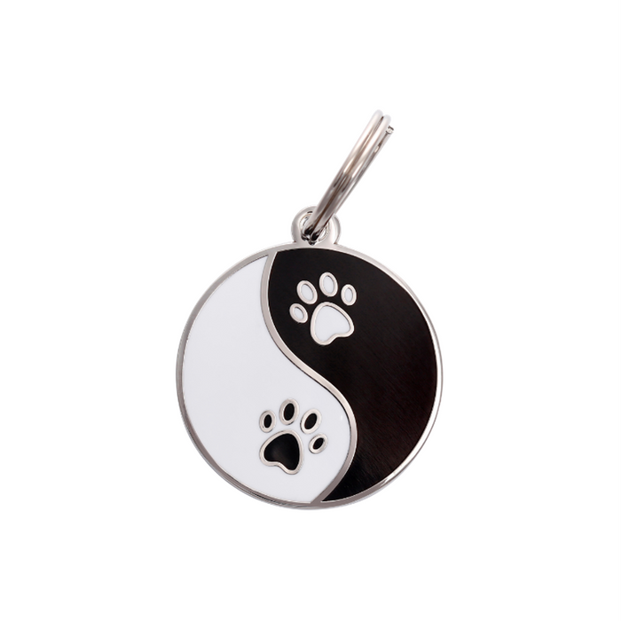 Yin Yang Pet ID Tag - 3 Red Rovers