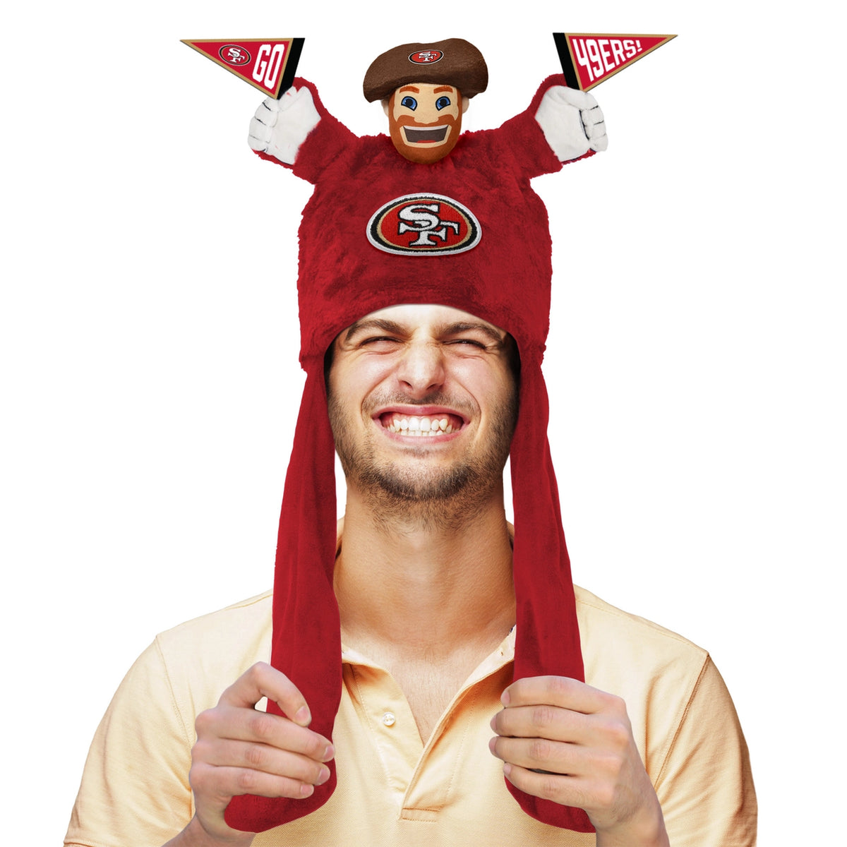 San Francisco 49ers Mascot Cheering Sidekick Hat