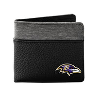 Baltimore Ravens Pebble BiFold Wallet