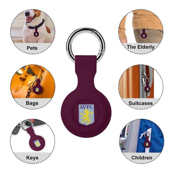 Aston Villa FC 25/26 Home Kit-Inspired Protective Case for Air Tag