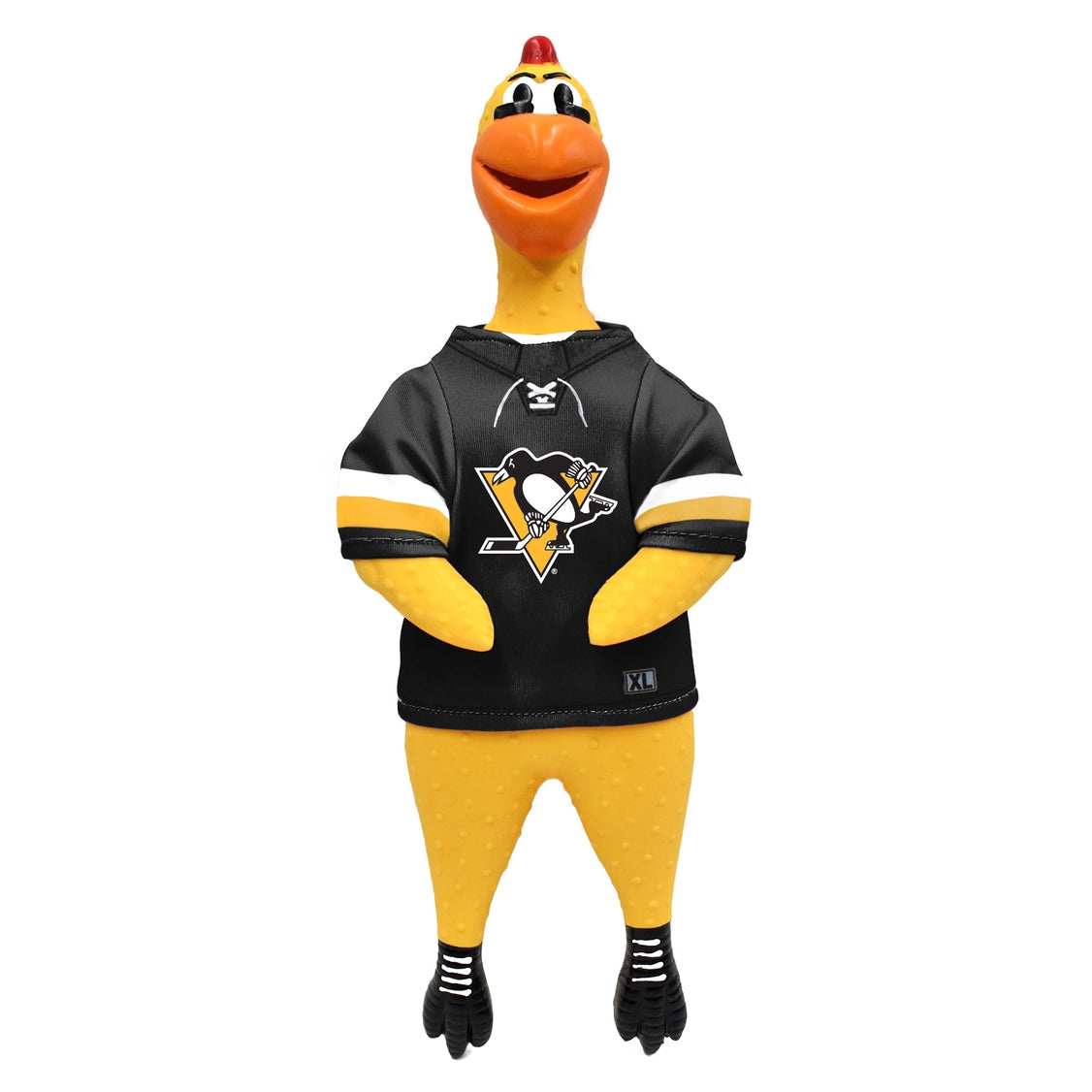 Pittsburgh Penguins Rubber Chicken Pet Toy