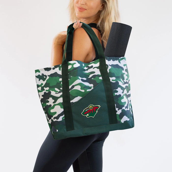 Minnesota Wild Super-Duty Camo Tote