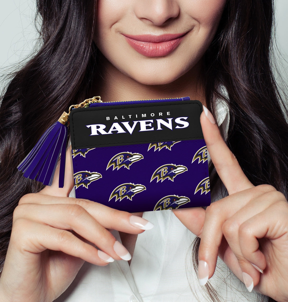 Baltimore Ravens Mini Organizer Wallet