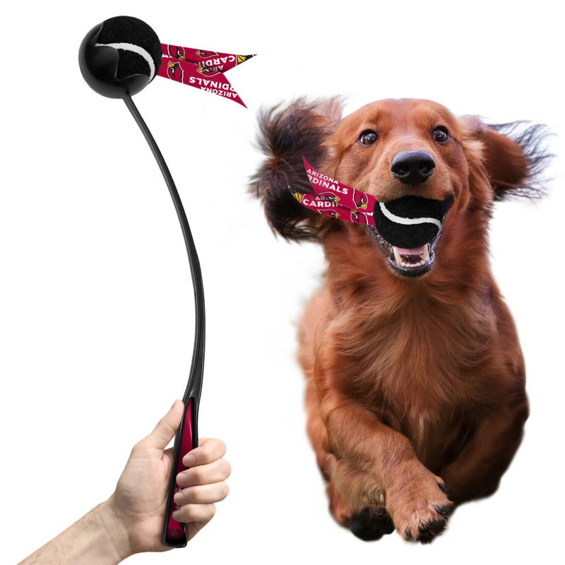 AZ Cardinals Pet Ball Launcher Toy