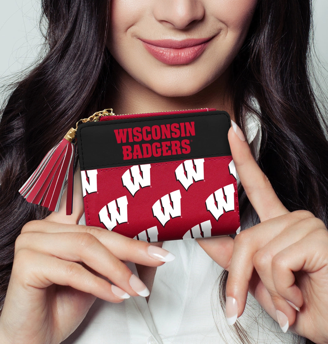 WI Badgers Mini Organizer Wallet