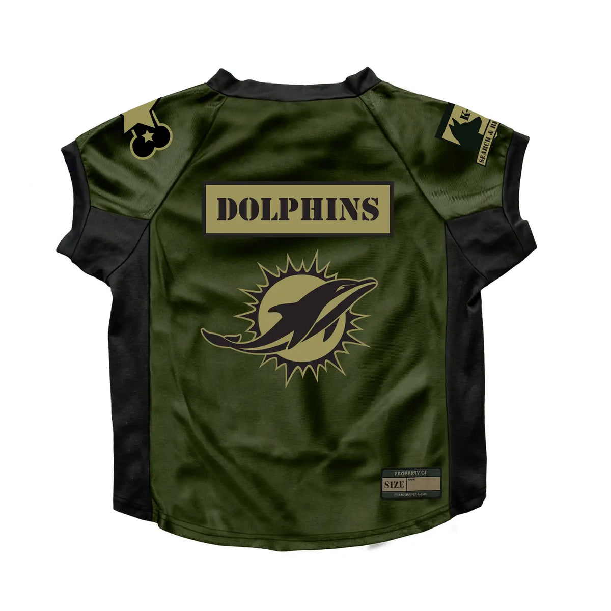 Miami Dolphins Big Dog Valor Stretch Jersey