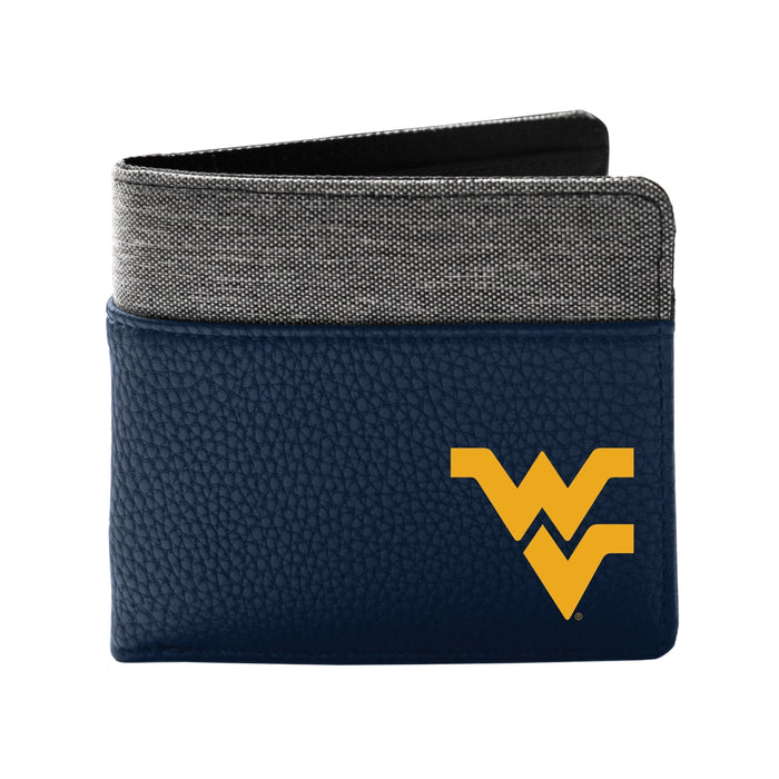 WV Mountaineers Pebble BiFold Wallet