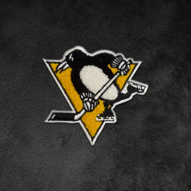Pittsburgh Penguins Fur Trim Poncho