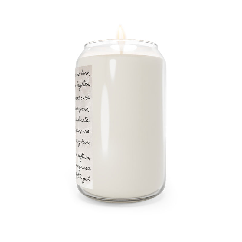 The Day American Staffordshire Terrier Grey Pet Memorial Scented Candle, 13.75oz