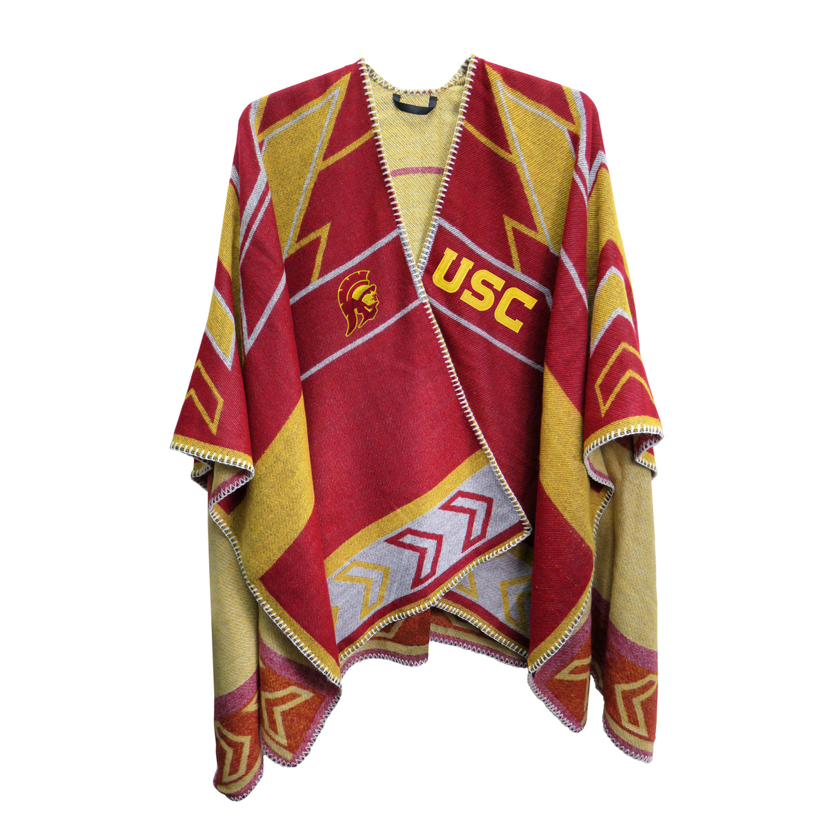 USC Trojans Whipstitch Poncho