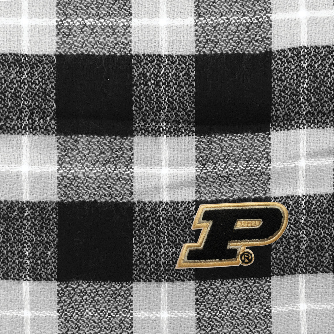 Purdue Boilermakers Plaid Blanket Scarf