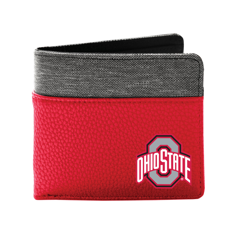 OH State Buckeyes Pebble BiFold Wallet